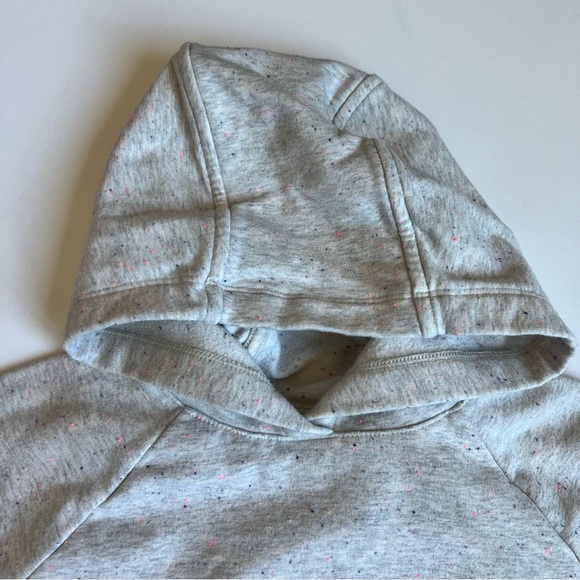 Athleta Girl Speckled Hoodie Sweatshirt L/12 - Picture 3 of 10